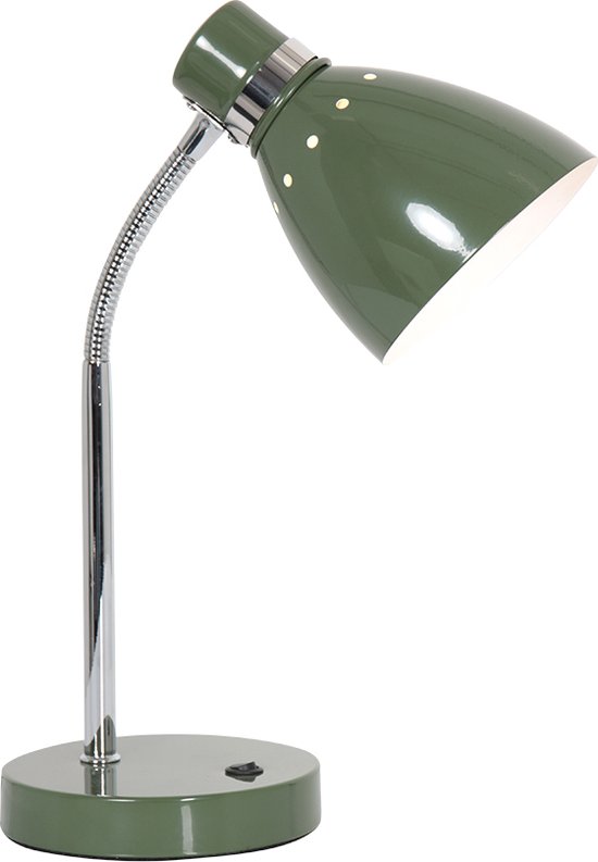 Lampe de table Steinhauer Spring - ø 13 cm - Tournante et/ou inclinable - E27 (gros culot) - vert