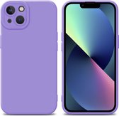 Coque Cadorabo pour Apple iPhone 13 en FLUID LIGHT PURPLE - Coque de protection en silicone TPU souple