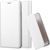 Cadorabo Hoesje geschikt voor Samsung Galaxy S4 ACTIVE in CLASSY ZILVER - Beschermhoes met magnetische sluiting, standfunctie en kaartvakje Book Case Cover Etui