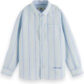 Scotch & Soda - Overhemd - Blue Stripe - Maat 176