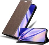 Cadorabo Hoesje geschikt voor Huawei MATE 30 PRO in KOFFIE BRUIN - Beschermhoes met magnetische sluiting, standfunctie en kaartvakje Book Case Cover Etui