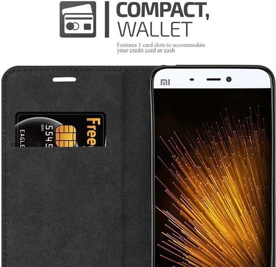 Étui Cadorabo pour Xiaomi Mi 5 en BRUN CAFÉ - Étui de protection avec fermeture magnétique