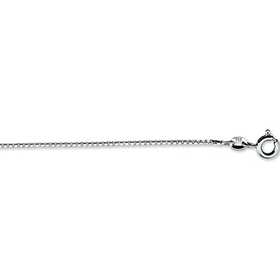 Witgouden ketting - 14karaat – 45cm - uitverkoop Juwelier Verlinden St. Hubert - van €669,- voor €568,-