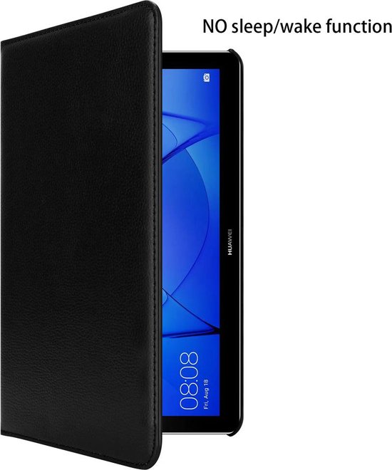 Étui pour tablette Cadorabo pour Huawei MediaPad T3 10 (9.6 Zoll) en NOIR ANCIEN - Housse de protection SANS réveil automatique, avec fonction de support et fermeture à bande élastique