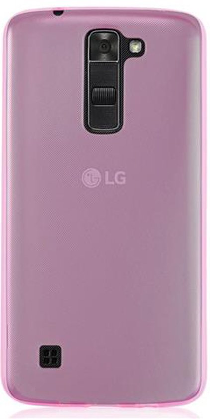Coque Cadorabo pour LG K7 2016 en ROSE TRANSPARENT - Housse de protection en silicone TPU flexible