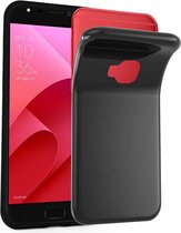Cadorabo Hoesje geschikt voor Asus ZenFone 4 Selfie PRO in ZWART - Beschermhoes gemaakt van flexibel TPU Silicone Case Cover