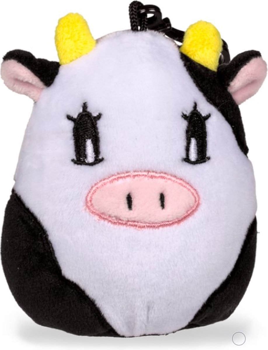 Kawaii knuffel - Sleutelhanger - Koe - Squish Knuffel