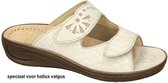 Fidelio Hallux -Dames - off-white-crÈme-ivoorkleur - slippers & muiltjes - maat 40