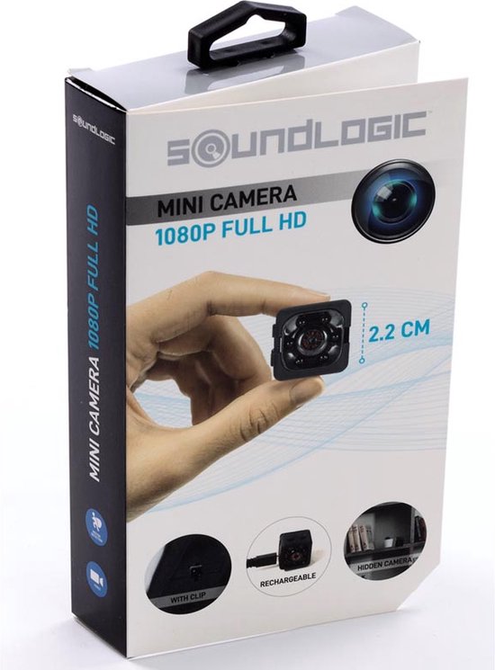 Soundlogic Full HD Mini Camera - 2,3 cm - Te Gebruiken Als  Beveiliginscamera,... | bol.com