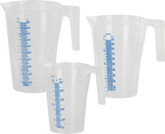 Kerbl Gobelet doseur avec anse et bec verseur, avec bol de remplissage pour 2000ml