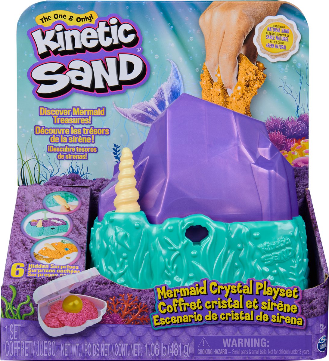 Spin Master Kinetic Sand - Pâtisserie licorne, Jeu de sable