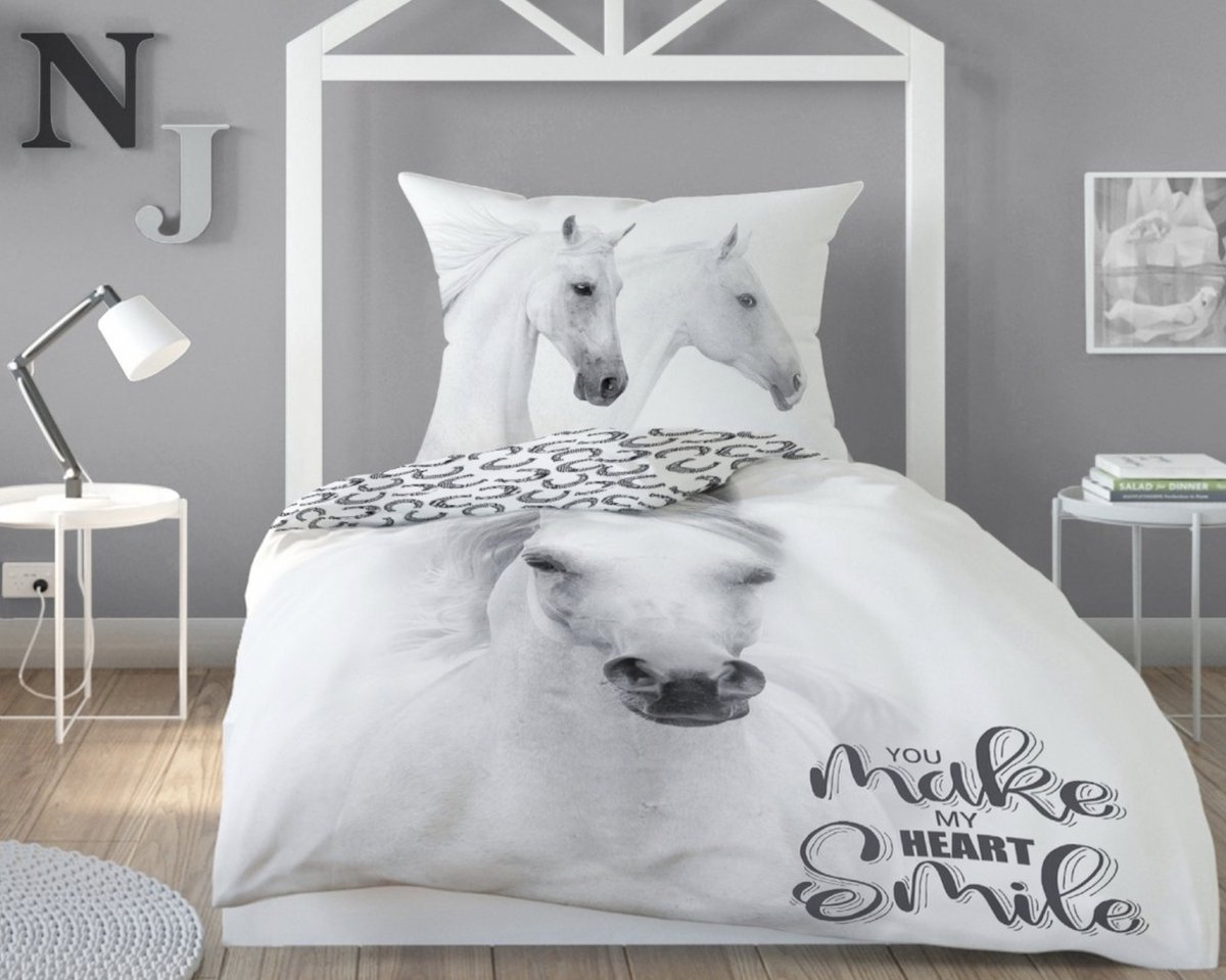 Kinder dekbedovertrek Paard My Beauty > Bestel Hier Snel & Voordelig - Roos & Tijn Designerstore