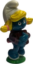 Smurfin - Schoolmeisje - met boeken - Schleich - Speelfiguurtje - De Smurfen - 6,5 cm