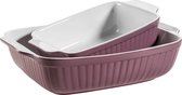 Mäser Ovenschotel set, keramiek Kitchen Time Berry