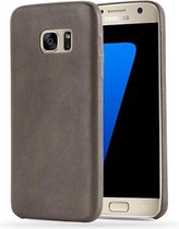 Cadorabo Hoesje geschikt voor Samsung Galaxy S7 in VINTAGE BRUIN - Hard Case Cover beschermhoes van imitatieleer