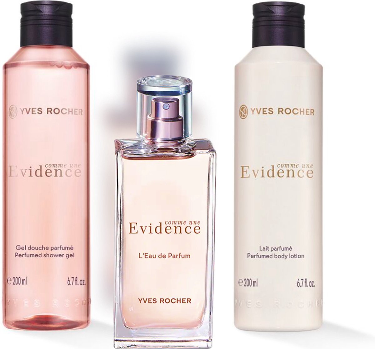 Yves Rocher Parfumset - COMME UNE EVIDENCE - Geschenk Set vrouwen 450ml