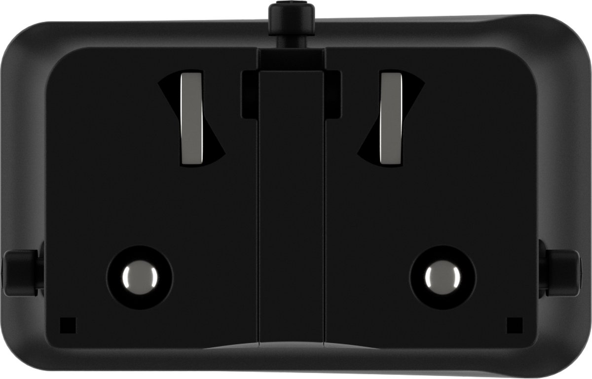 Rolling Square Universele Mini Wereldstekker - USB-C & USB-A - 150+ Landen - Lichtgewicht Reisstekker & Internationale Travel Adapter - Amerika (USA), Zuid-Amerika, UK, Azië, Europa & Afrika - Zwart — cadeau in Gadgets - foto 4
