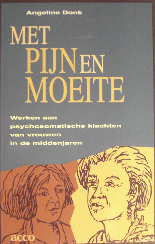Met pijn en moeite