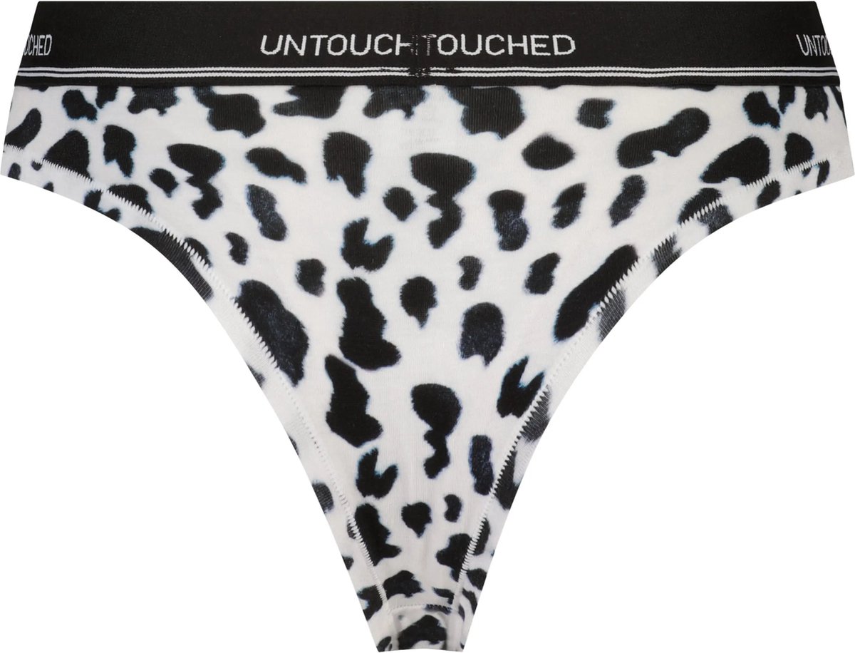 Untouched Cow Skin - String - Stijlvolle Slip met Cow Skin Print - Maat: XS - Comfy en Duurzaam - Ondergoed Dames