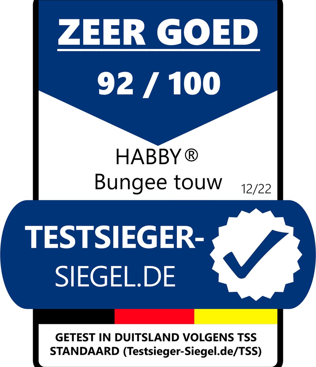Elastisch Touw - 4 mm - ZWART - elastiek per meter