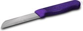 Couteau dentelé Solingen - Couteau à tomates avec dentelure - Manche robuste - Acier inoxydable - 18,5 cm avec "Couvre-lame" - Glitter violettes