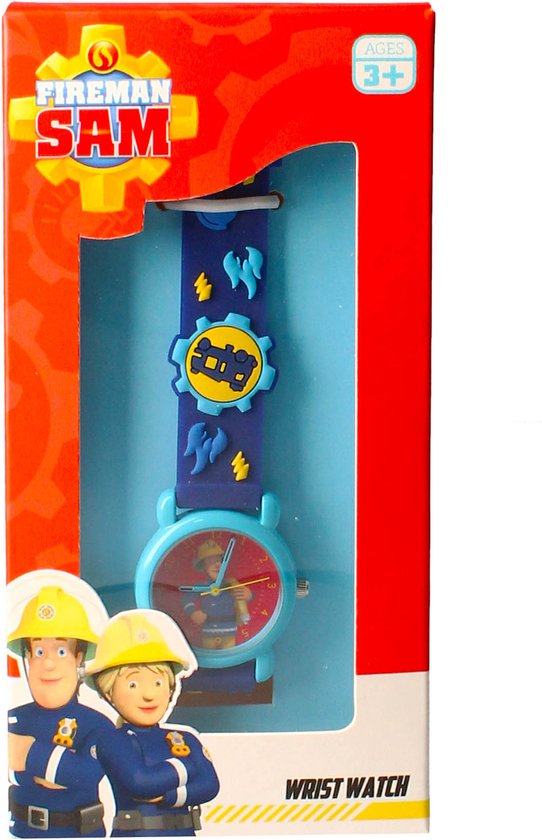 Brandweerman Sam - Unstoppable Hero Horloge - Blauw - Analoog - Horloge  kind | bol