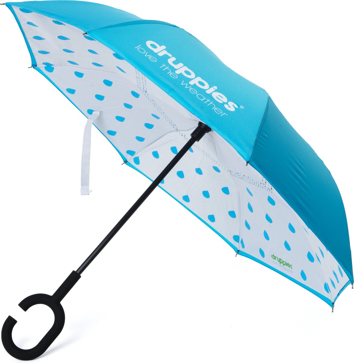 Druppies paraplu kind - blauw