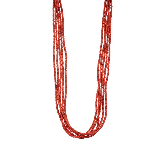 ZAVANA 60 cm lange statement-halsketting voor vrouwen, handgemaakte boho chunky halsketting voor dames in verschillende kleuren, elegante Boheemse modesieraden, 60 cm, Hars, Geen edelsteen