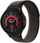 Samsung Galaxy Watch 5 / 4 Sport Bandje Nylon Zwart Grijs