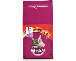 2x 1.9kg Whiskas Rund 1+