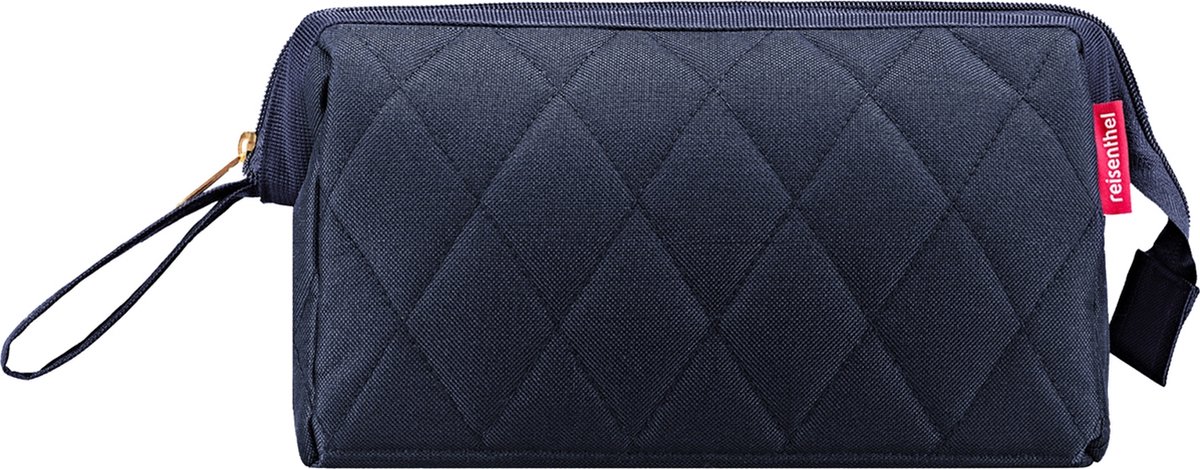 Reisenthel Travelcosmetic Toilettas - 4L - Rhombus Midnight Gold Blauw