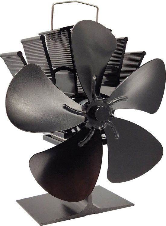 Houtkachelventilator, 6 bladen, warmteaangedreven kachelventilator, niet- open haardventilator, houtkachel/houtkachel, milieuvriendelijk – koop de beste producten in de online winkel