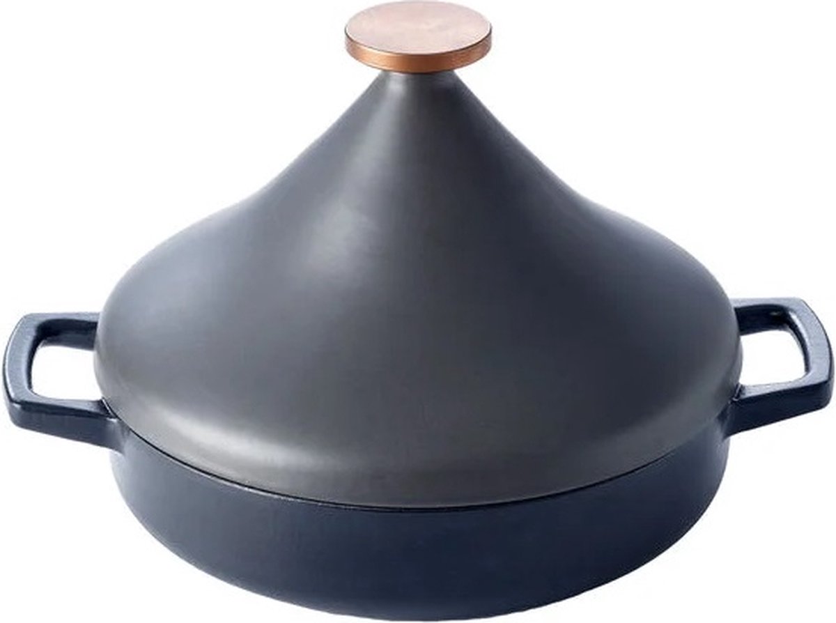 gietijzeren tajine 26cm zwart - beka - 15140014