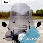 2 stuks Waterafstotende folie windscherm - Anti regen scooter sticker - regen sticker scooter - scooterhoes