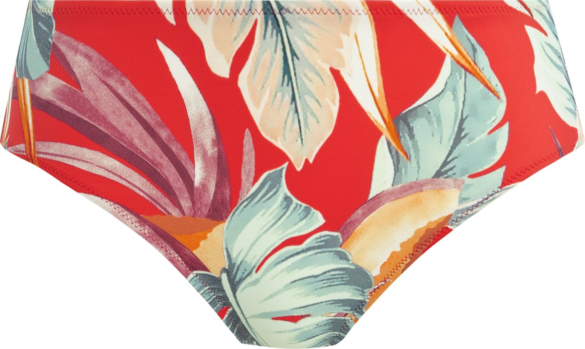 Fantasie Bamboo Grove Mid Rise Bikini Brief Dames Bikinibroekje rood