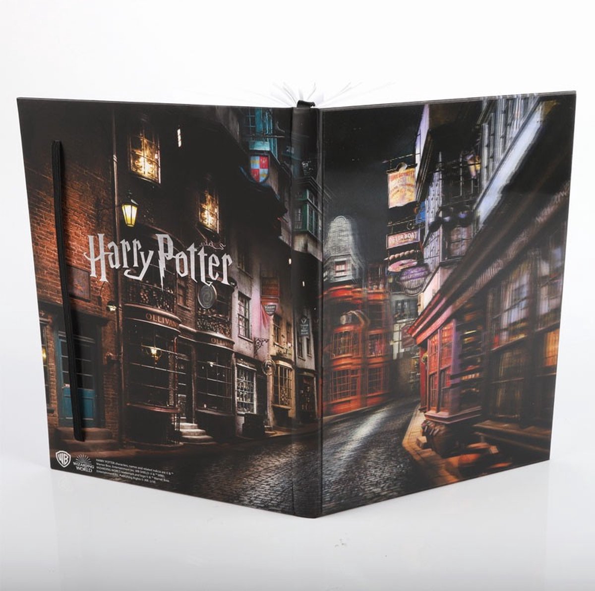 Stylo Baguette 25 cm avec Support et Marque-page lenticulaire Harry Potter