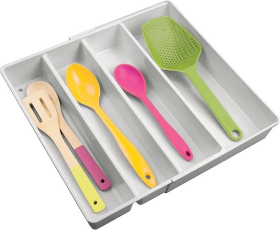 6-delige Lade-organizer, Bestekorganizer Voor De Keuken, Bestekbak Van Metaal Gaas~p125875885