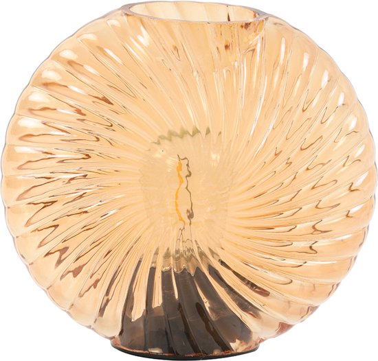 Light & Living lamp Milado zonder snoer glas licht perzik