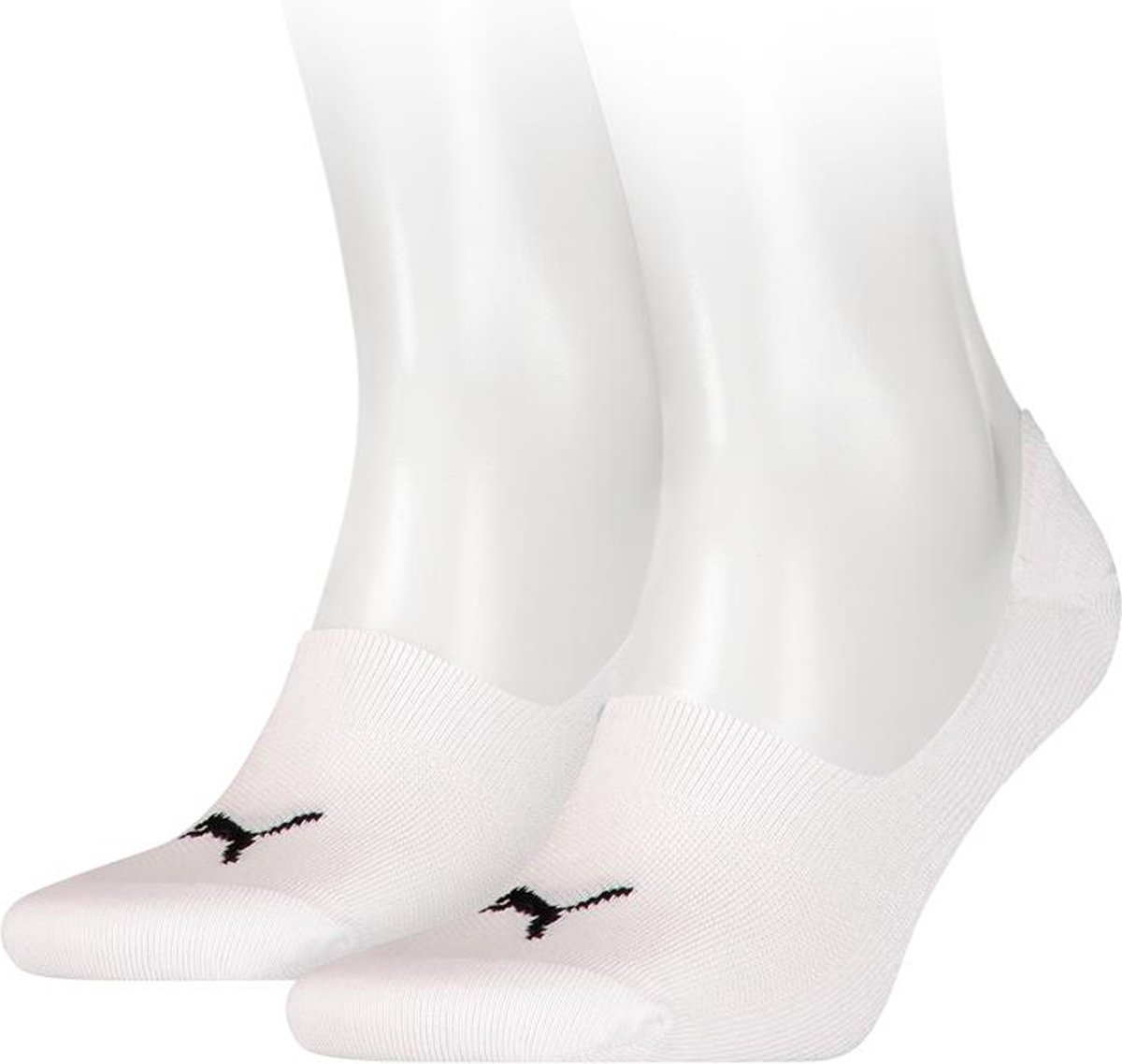 Puma footie 2p unisex Sportsokken Volwassenen Wit
