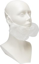 OXXA Cover baardmasker, wit, 100 stuks