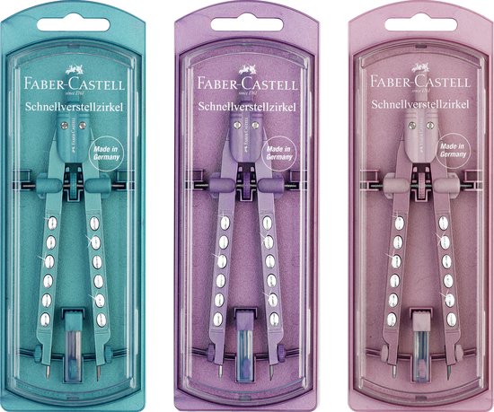 Faber-Castell snelverstelpasser - Factory Sparkle - assorti kleuren - FC-174323