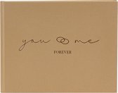 Goldbuch - Gastenboek You and Me FOREVER - 25x20 cm