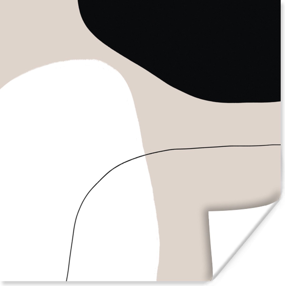 Poster Vormen - Abstract - Design - 50x50 cm