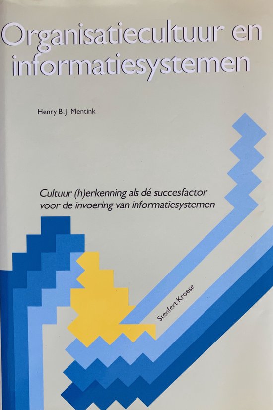 Organisatiecultuur informatiesyst 1e dr - cover