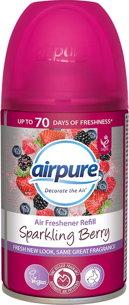 Airpure Luchtverfrisser Navulling Sparkling Berry 250ml