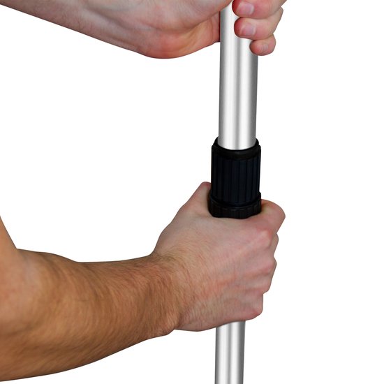 T-MECH Gazon Leveler - Nivellering Hark 100 cm - Verstelbaar Handvat: 1.20 tot 1.90 m - Comfortable Handgreep - Oranje van Merkloos	 — afbeelding 5
