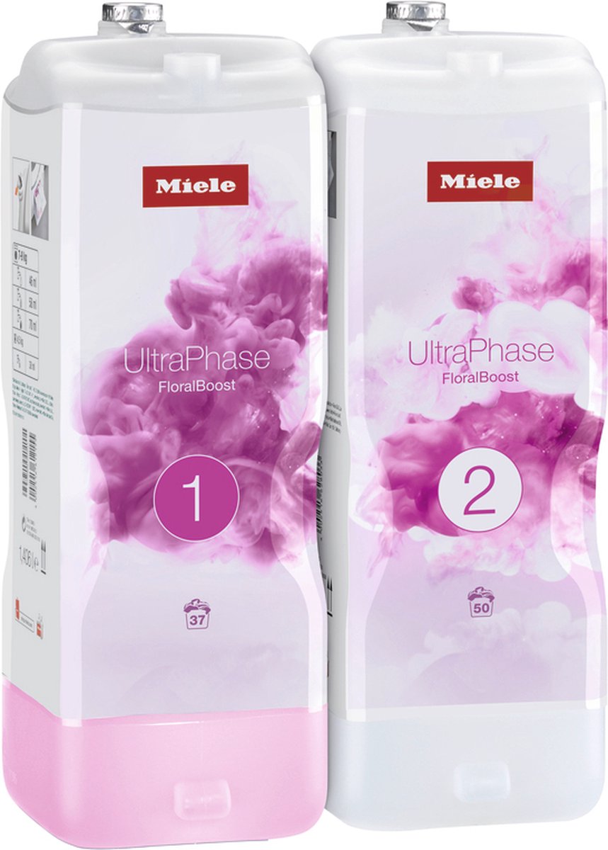 Miele Set UltraPhase 1 & 2 FloralBoost (6 flacons) Wasmiddel bol