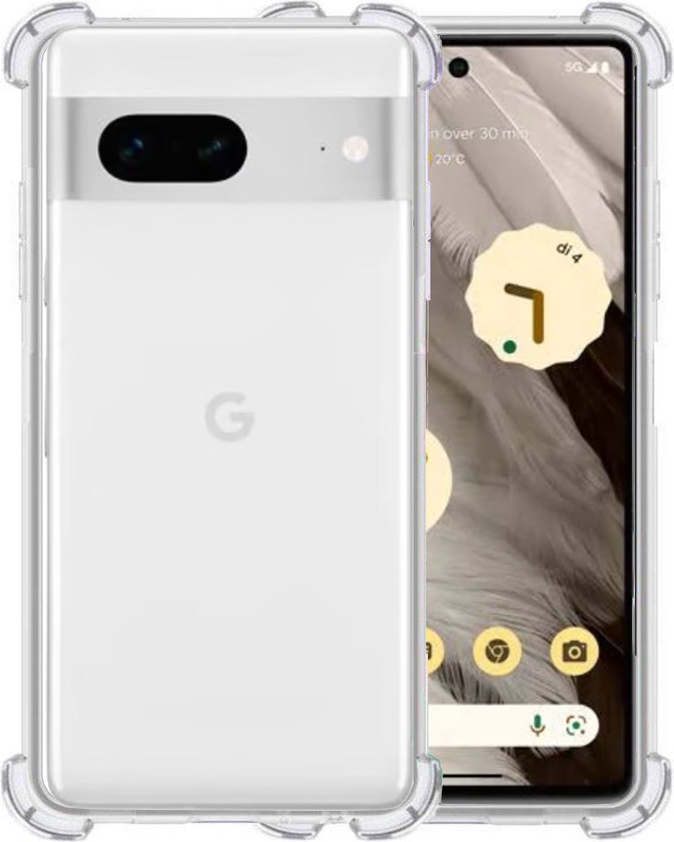 Hoesje geschikt voor Google Pixel 7 – Extreme Shock Case – Cover Transparant