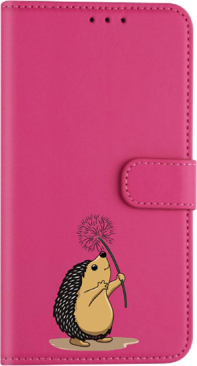 Samsung Galaxy S20 bookcase hoesje roze - Egeltje