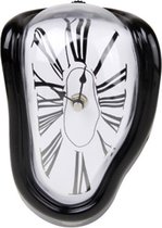 Melting Clock - Smeltende dali Klok - Klok die Smelt - Melted Clock - Zwart
